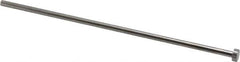 Gibraltar - 4mm Pin Diam, 8mm Head Diam x 3mm Head Height, 160mm OAL, Straight Ejector Pin - Steel, 157mm Pin Length - Exact Tool & Supply