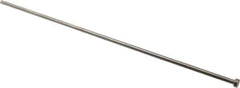 Gibraltar - 4.5mm Pin Diam, 8mm Head Diam x 3mm Head Height, 250mm OAL, Straight Ejector Pin - Steel, 247mm Pin Length - Exact Tool & Supply