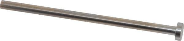 Gibraltar - 5mm Pin Diam, 10mm Head Diam x 3mm Head Height, 100mm OAL, Straight Ejector Pin - Steel, 97mm Pin Length - Exact Tool & Supply