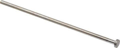 Gibraltar - 5mm Pin Diam, 10mm Head Diam x 3mm Head Height, 160mm OAL, Straight Ejector Pin - Steel, 157mm Pin Length - Exact Tool & Supply