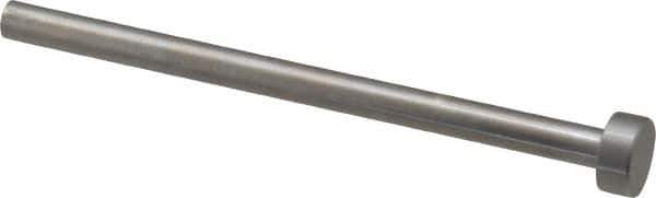 Gibraltar - 6mm Pin Diam, 12mm Head Diam x 5mm Head Height, 100mm OAL, Straight Ejector Pin - Steel, 95mm Pin Length - Exact Tool & Supply