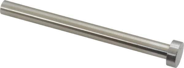 Gibraltar - 8mm Pin Diam, 14mm Head Diam x 5mm Head Height, 100mm OAL, Straight Ejector Pin - Steel, 95mm Pin Length - Exact Tool & Supply