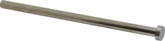 Gibraltar - 10mm Pin Diam, 16mm Head Diam x 5mm Head Height, 200mm OAL, Straight Ejector Pin - Steel, 195mm Pin Length - Exact Tool & Supply