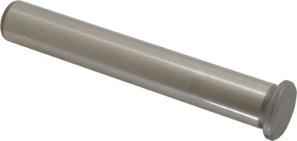 Gibraltar - 0.749" Pin Diam, 5-1/4" OAL, Steel, Die & Mold Leader Pin - 0.999" Head Diam x 3/16" Head Height, +0.0000/-0.0600 OAL Tolerance - Exact Tool & Supply