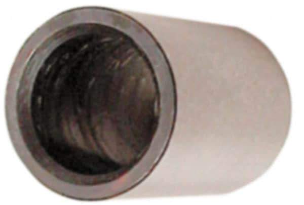 Made in USA - 1-3/8" OAL, 1-1/2" ID, 2.005" Body Diam, Heat Treated Steel, Die & Mold Straight Bushing - Self Lubricating - Exact Tool & Supply