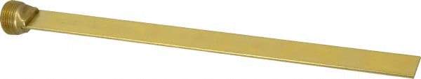 Made in USA - 3/4" NPT Thread, Straight, Die & Mold Cooling Baffle - 12" OAL, Brass - Exact Tool & Supply