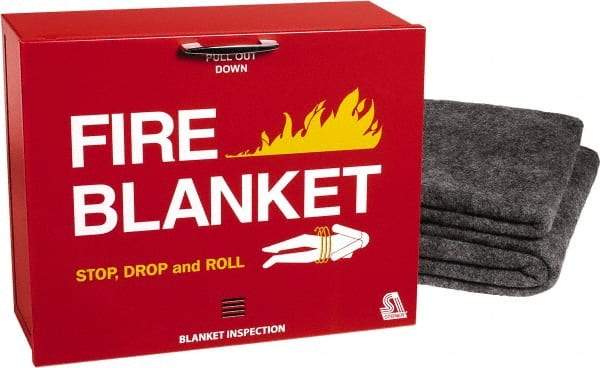 Steiner - Wool Fire Blanket - 7 Ft. Long x 62 Inch Wide - Exact Tool & Supply