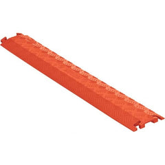 Checkers - On Floor Cable Covers Cover Material: Polyurethane Number of Channels: 1-1/2 - Exact Tool & Supply