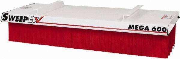 Sweepex - 12" Long x 60" Wide Sweeper Accessory - Stiff Polypropylene Bristles - Exact Tool & Supply
