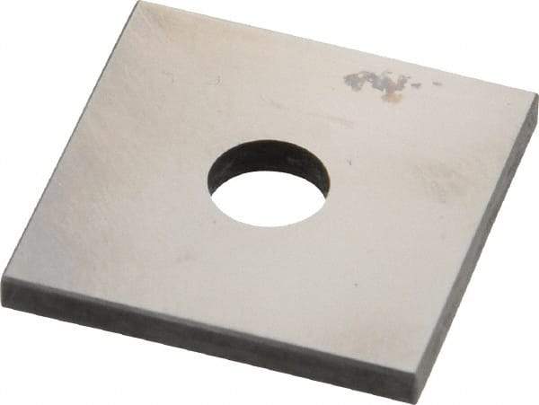 Value Collection - 0.1006" Square Steel Gage Block - Accuracy Grade 0, Includes NIST Traceability Certification - Exact Tool & Supply