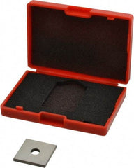 Value Collection - 0.101" Square Steel Gage Block - Accuracy Grade 0, Includes NIST Traceability Certification - Exact Tool & Supply