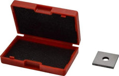 Value Collection - 0.107" Square Steel Gage Block - Accuracy Grade 0, Includes NIST Traceability Certification - Exact Tool & Supply