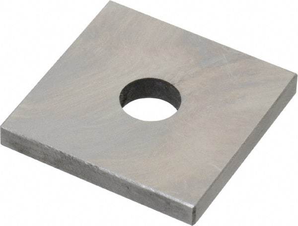 Value Collection - 0.122" Square Steel Gage Block - Accuracy Grade 0, Includes NIST Traceability Certification - Exact Tool & Supply