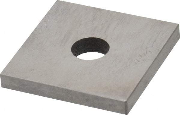 Value Collection - 0.128" Square Steel Gage Block - Accuracy Grade 0, Includes NIST Traceability Certification - Exact Tool & Supply