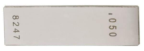 Value Collection - 7" Rectangular Steel Gage Block - Accuracy Grade 0, Includes NIST Traceability Certification - Exact Tool & Supply