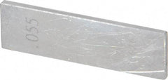 Value Collection - 0.055" Rectangular Steel Gage Block - Accuracy Grade 0 - Exact Tool & Supply