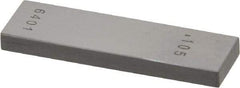 Value Collection - 0.105" Rectangular Steel Gage Block - Accuracy Grade 0, Includes NIST Traceability Certification - Exact Tool & Supply