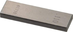 Value Collection - 0.11" Rectangular Steel Gage Block - Accuracy Grade 0, Includes NIST Traceability Certification - Exact Tool & Supply