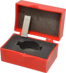 Value Collection - 0.113" Rectangular Steel Gage Block - Accuracy Grade 0, Includes NIST Traceability Certification - Exact Tool & Supply