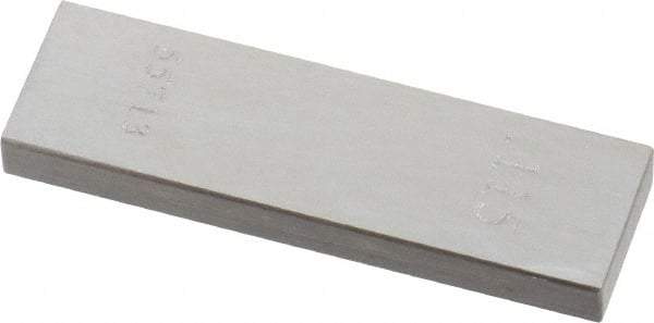 Value Collection - 0.115" Rectangular Steel Gage Block - Accuracy Grade 0, Includes NIST Traceability Certification - Exact Tool & Supply