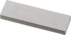 Value Collection - 0.115" Rectangular Steel Gage Block - Accuracy Grade 0, Includes NIST Traceability Certification - Exact Tool & Supply