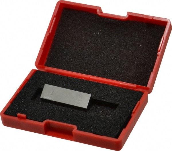 Value Collection - 0.116" Rectangular Steel Gage Block - Accuracy Grade 0, Includes NIST Traceability Certification - Exact Tool & Supply