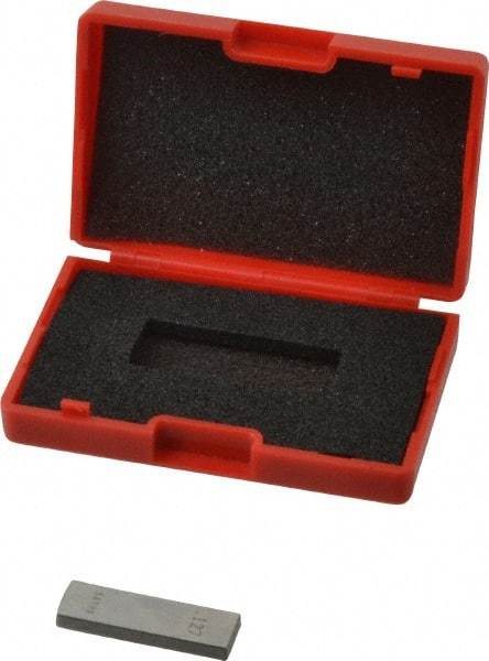Value Collection - 0.127" Rectangular Steel Gage Block - Accuracy Grade 0, Includes NIST Traceability Certification - Exact Tool & Supply