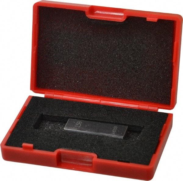 Value Collection - 0.15" Rectangular Steel Gage Block - Accuracy Grade 0, Includes NIST Traceability Certification - Exact Tool & Supply