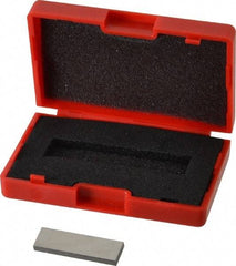 Value Collection - 0.107" Rectangular Steel Gage Block - Accuracy Grade AS-1, Includes NIST Traceability Certification - Exact Tool & Supply