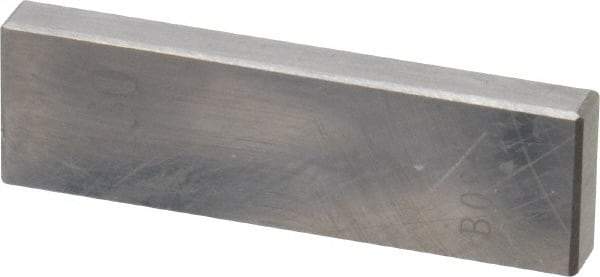 Value Collection - 0.13" Rectangular Steel Gage Block - Accuracy Grade AS-1, Includes NIST Traceability Certification - Exact Tool & Supply