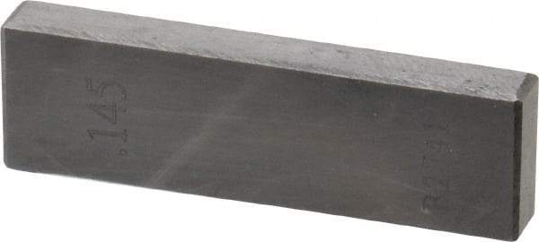 Value Collection - 0.145" Rectangular Steel Gage Block - Accuracy Grade AS-1, Includes NIST Traceability Certification - Exact Tool & Supply