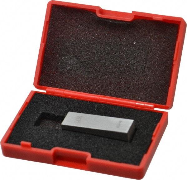 Value Collection - 0.45" Rectangular Steel Gage Block - Accuracy Grade AS-1, Includes NIST Traceability Certification - Exact Tool & Supply