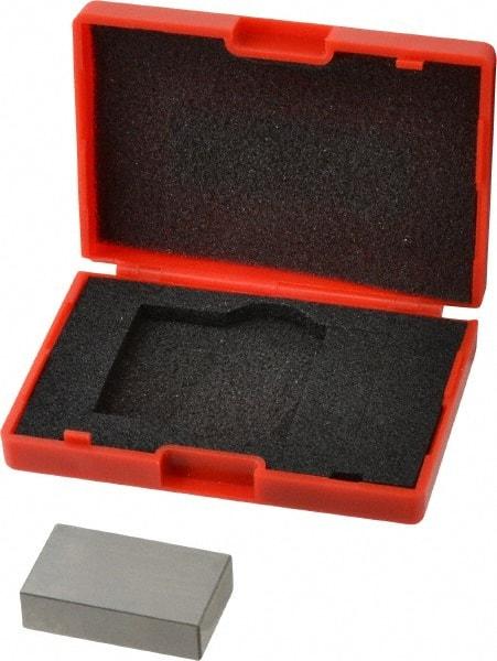Value Collection - 0.8" Rectangular Steel Gage Block - Accuracy Grade AS-1, Includes NIST Traceability Certification - Exact Tool & Supply