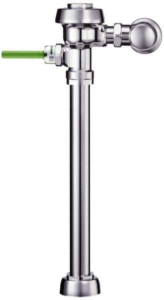 Sloan Valve Co. - 1.6/1.1 GPF Closet Manual Flush Valve - 1-1/2 Inch Pipe, 1-1/2 Inch Spud Coupling - Exact Tool & Supply