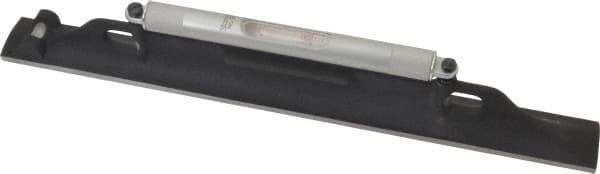 Starrett - 18" Long, 0.0050 & 0.0500" Graduation Sensitivity per 10", 3 Vials, Machinists' Level - Cast Iron, 1/64" Base Flatness, 1-11/16" Wide x 2-7/8" High - Exact Tool & Supply