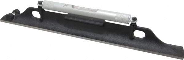 Starrett - 18" Long, 0.0050 & 0.0500" Graduation Sensitivity per 10", 2 Vials, Machinists' Level - Cast Iron - Exact Tool & Supply