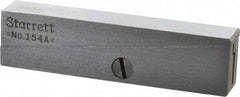 Starrett - 3/8 to 1/2" Adjustable Parallel - 1-3/4" Long x 9/32" Thick - Exact Tool & Supply