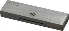 Starrett - 1/2 to 11/16" Adjustable Parallel - 2-1/8" Long x 9/32" Thick - Exact Tool & Supply