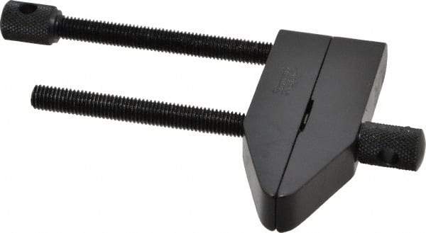 Starrett - 2-1/4" Max Capacity, 3" Jaw Length, Parallel Clamp - Hardened Steel, 1-7/32" Reach - Exact Tool & Supply