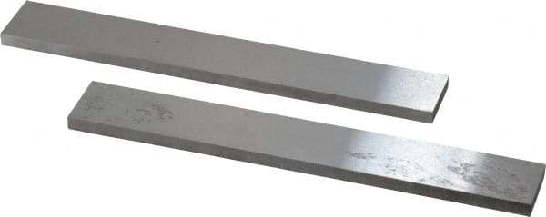 Starrett - 6" Long x 7/8" High x 3/16" Thick, Tool Steel Four Face Parallel - Sold as Matched Pair - Exact Tool & Supply