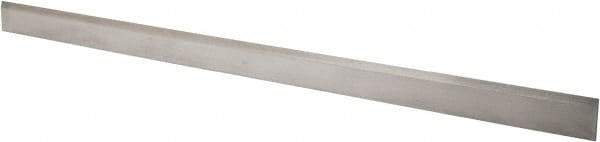 Starrett - 48 Inch Long x 2-13/32 Inch Wide x 7/32 Inch Thick, Beveled Edge Straightedge - 0.0004 Inch Edge Flatness, Steel, 0.0016 Inch Parallelism, 1 Beveled Edge - Exact Tool & Supply