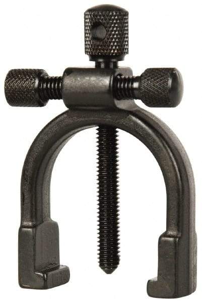 Starrett - 1-5/16 Inch Max Capacity of V, 3-1/2 Inch Long x 1.8898 Inch Wide x 1.8700 Inch High, V-Block Clamp - 90° V Angle, Hardened Steel Clamp, Use with Model 567 V-Block - Exact Tool & Supply