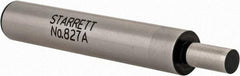Starrett - 0.2" Head Diam, 3/8" Shank, Single End, Mechanical Edge Finder - Cylindrical Contact - Exact Tool & Supply