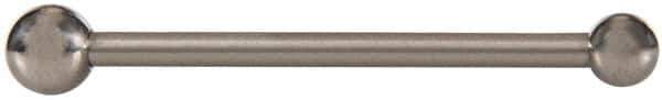 Starrett - 6.35mm Head Diam, 3/8" Shank, Single End, Mechanical Center Finder - Ball Contact - Exact Tool & Supply