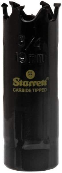 Starrett - 5-1/2" Diam, 1-5/8" Cutting Depth, Hole Saw - Carbide-Tipped Saw, Toothed Edge - Exact Tool & Supply