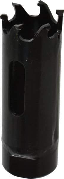 Starrett - 3/4" Diam, 1-5/8" Cutting Depth, Hole Saw - Carbide-Tipped Saw, Toothed Edge - Exact Tool & Supply