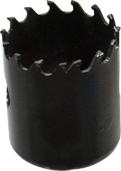 Starrett - 1-5/8" Diam, 1-5/8" Cutting Depth, Hole Saw - Carbide-Tipped Saw, Toothed Edge - Exact Tool & Supply