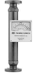 King - 1" Flange Port PVC/Hastelloy Flowmeter - 125 Max psi, 16.5 GPM, PVC - Exact Tool & Supply