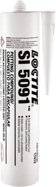 Loctite - 10.1 oz Cartridge Silicone - 0.33 min Working Time - Exact Tool & Supply