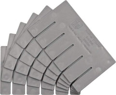 Quantum Storage - 8.3" Wide x 5" High, Gray Bin Divider - Use with DG91050 - Exact Tool & Supply